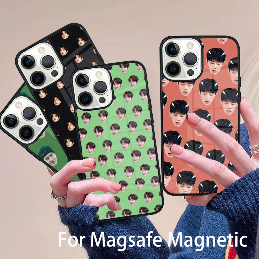 

The Untamed Wang Yibo Phone Case Magesafe Magnetic Wireless Charge Cover For IPhone 16 11 12 13 14 15 Pro Max Plus Mini
