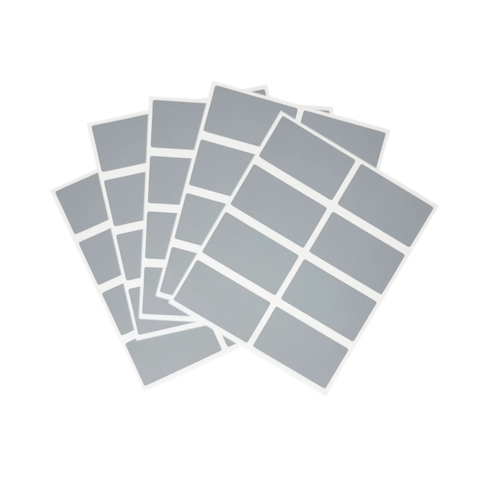 100pcs 23mmx42mm Gold Silvery Scratch Off Sticker Labels DIY adhesive Scratch off