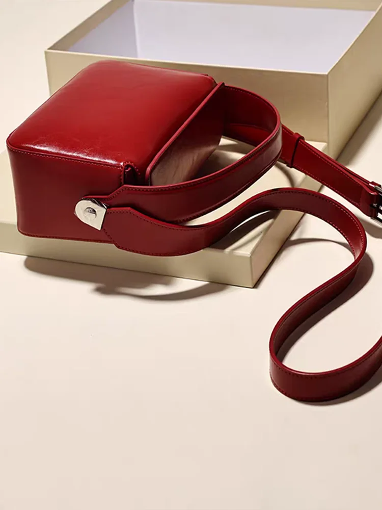 

Fashion Unique Retro Genuine Leather Women Tote Bag\Handbag Simple Lady Real Leather Shoulder Crossbody Bag New