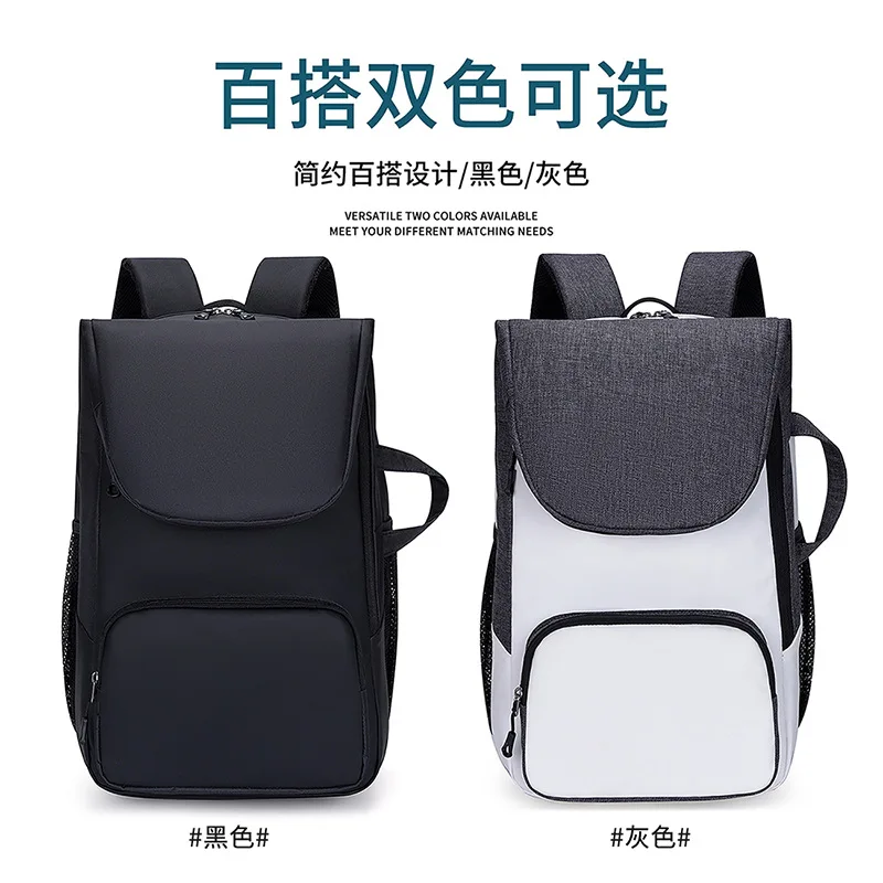 Portable Tennis Racquet Backpack Mini Tablet Storage Squash Badminton Racket Bag 2 Usages Foldable Shoes Compartment Tennis Bags view 3