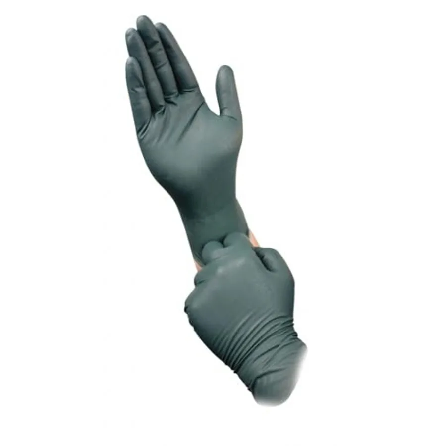 Microflex Dura Flock Nitrile Gloves Medium Pack of 50