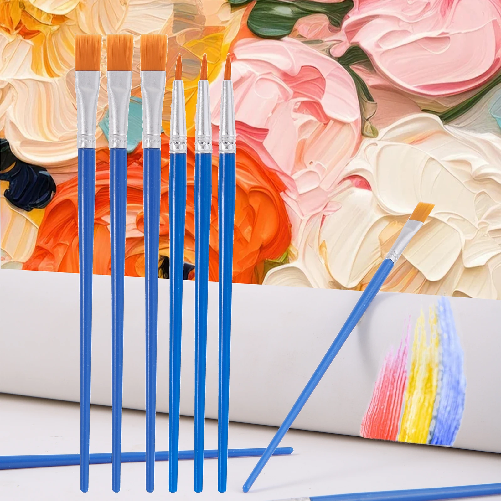 

20Pcs/Set Paint Brush Kids Model Canvas Painting Paintings Detail Essential Props for Painting Art Artist Accessories Stationery