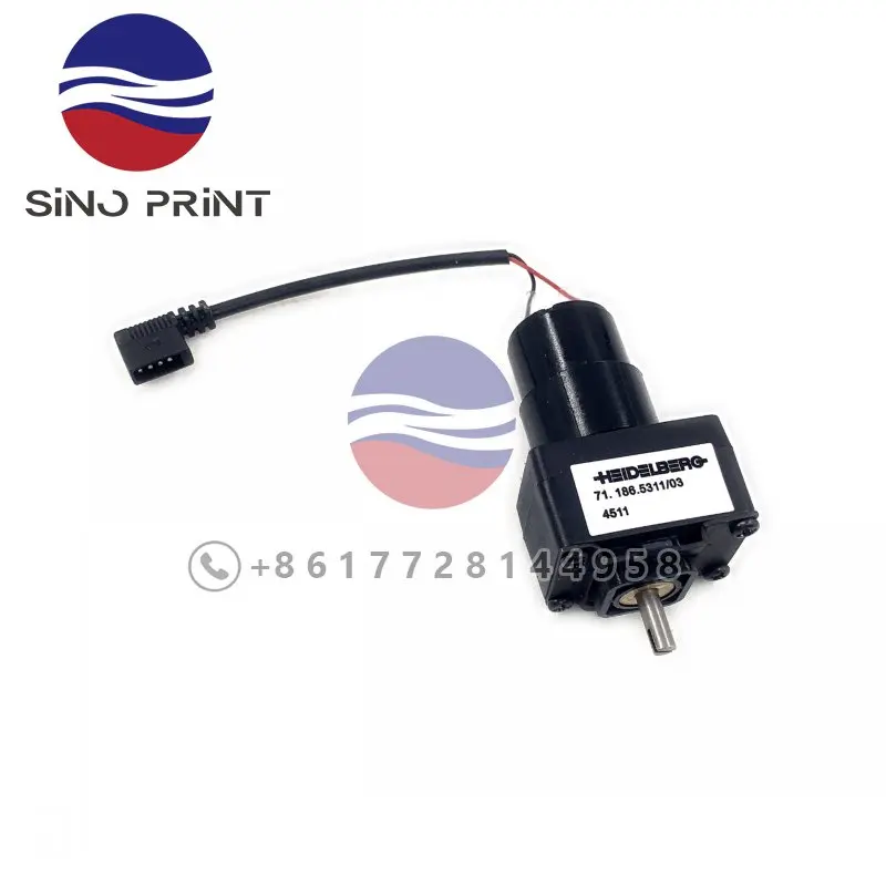 71.186.5311 Geared Motor For Heidelberg SM74 QM46 Ink Fountain Servo Motor Fountain Roller Drive Printer Parts