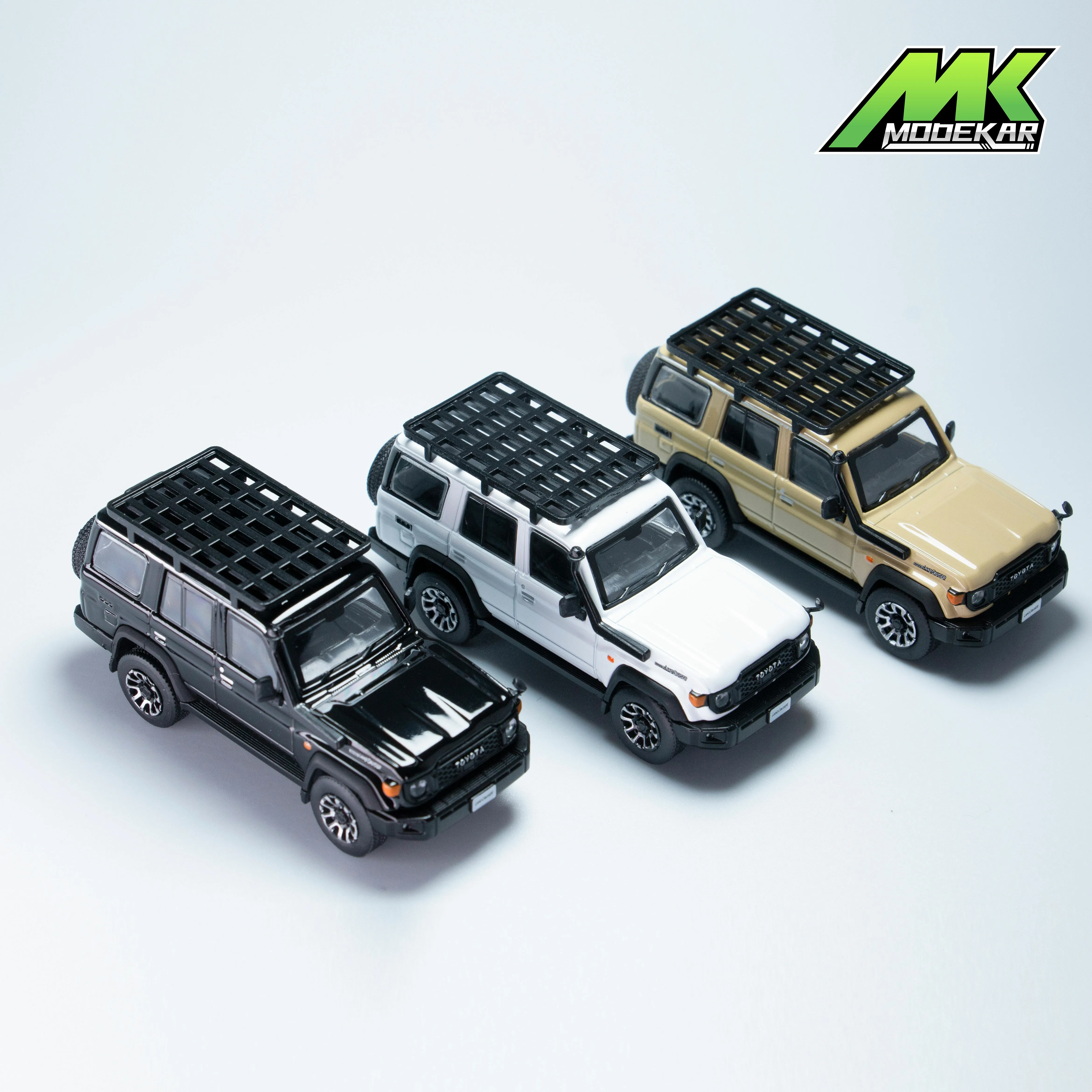 Model 1 1:64 Land Cruiser LC250 LC70 Prado Batou Off-road Alloy Car Model