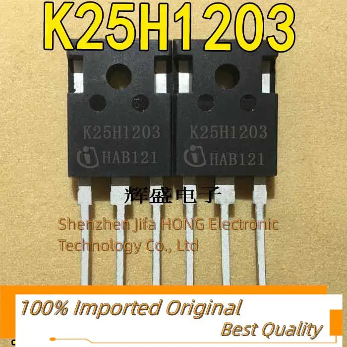 10PCS/Lot  IKW25N120H3 K25H1203 25A 1200V TO-247 Imported Original Best Quality