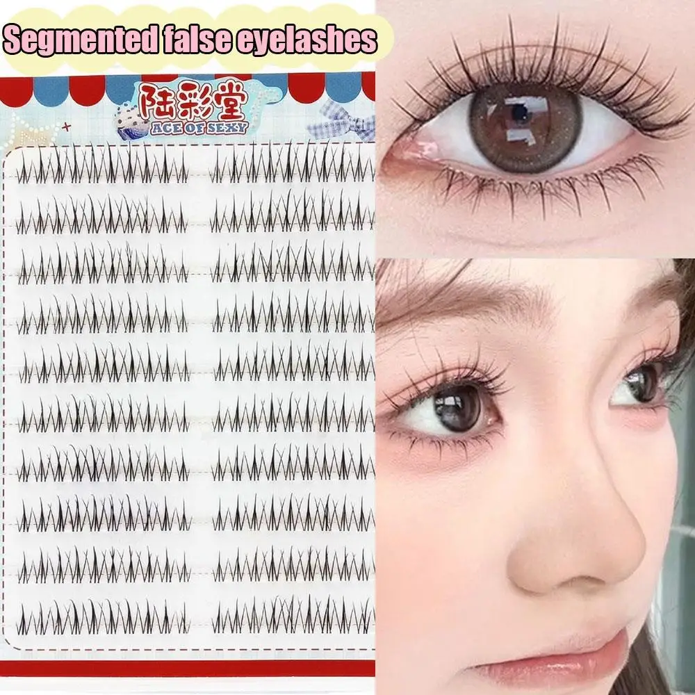 Cils en forme de V croisé, grappe de cils, articles de maquillage pour les yeux doux, Extension de cils, cosmétiques utiles, fournitures à usage quotidien, faux cils