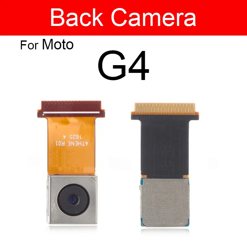 Front Facing Small Camera & Rear Back Main Camera Module For Motorola Moto G4 G4 Play XT1604 G4 Plus XT1644 G XT1032 G3 XT1544