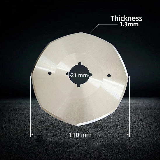 RS110mm 8-Angle blade For Cutting Machines Parts  Circular Saw Blades Fabric Cutting Machine Blade Tailor Shear Blade