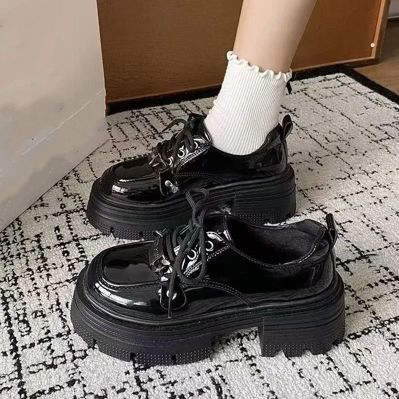 Frühling und Herbst Neue Runde Kopf Dicken Boden Platz mit Dünnen Gürtel Einzelnen Schuhe Mode Komfortable Sexy Casual frauen Schuhe – Detail 6