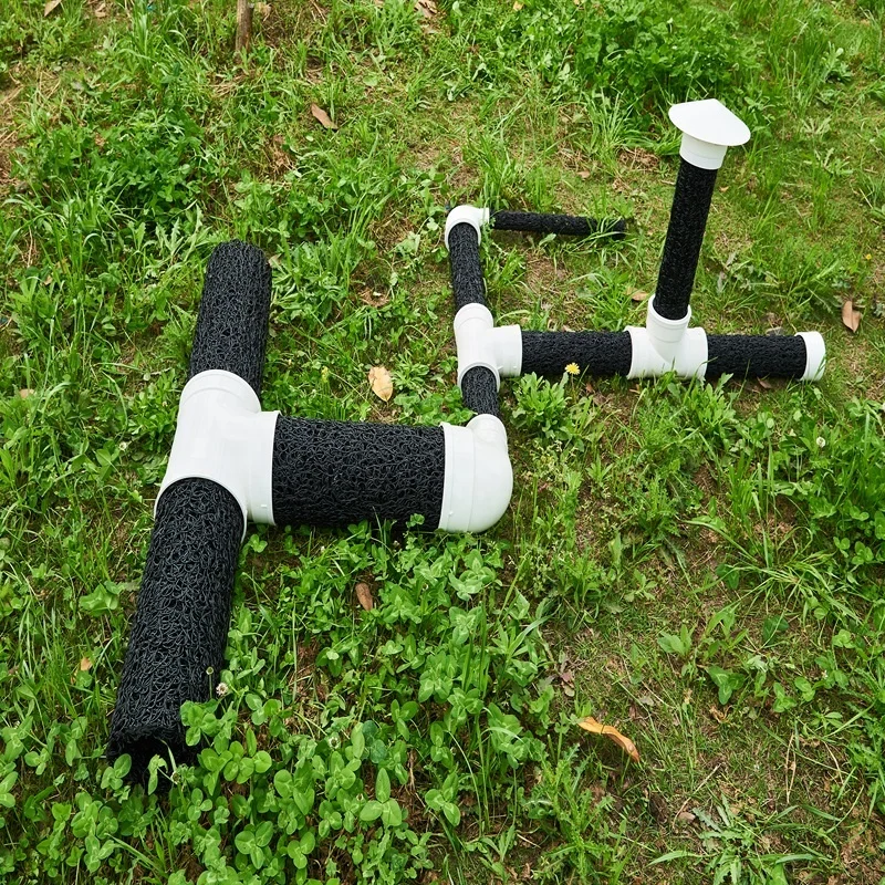 2025 고품질 검정색 HDPE 플라스틱 투수성 벤트 메쉬 튜브 투수성 급수