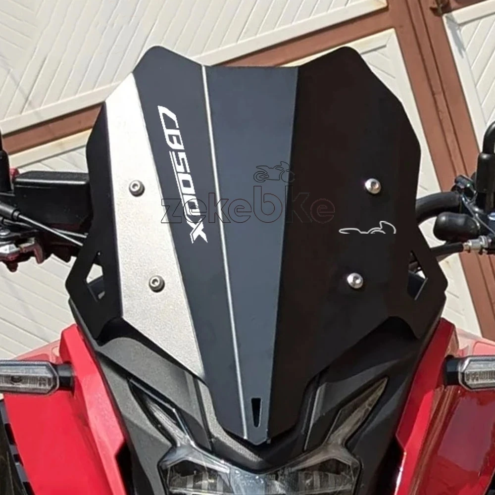 2023 2024 Windshield Windscreen Protector Motorcycle Accessories Wind Screen For Honda CB500X CB 500 X CB500 2019 2020 2021 2022