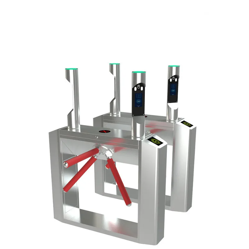 

Factory Price 304 Stainless Steel Face Recognition RFID Card Access Control System Tripod Turnstile for Factory and Office