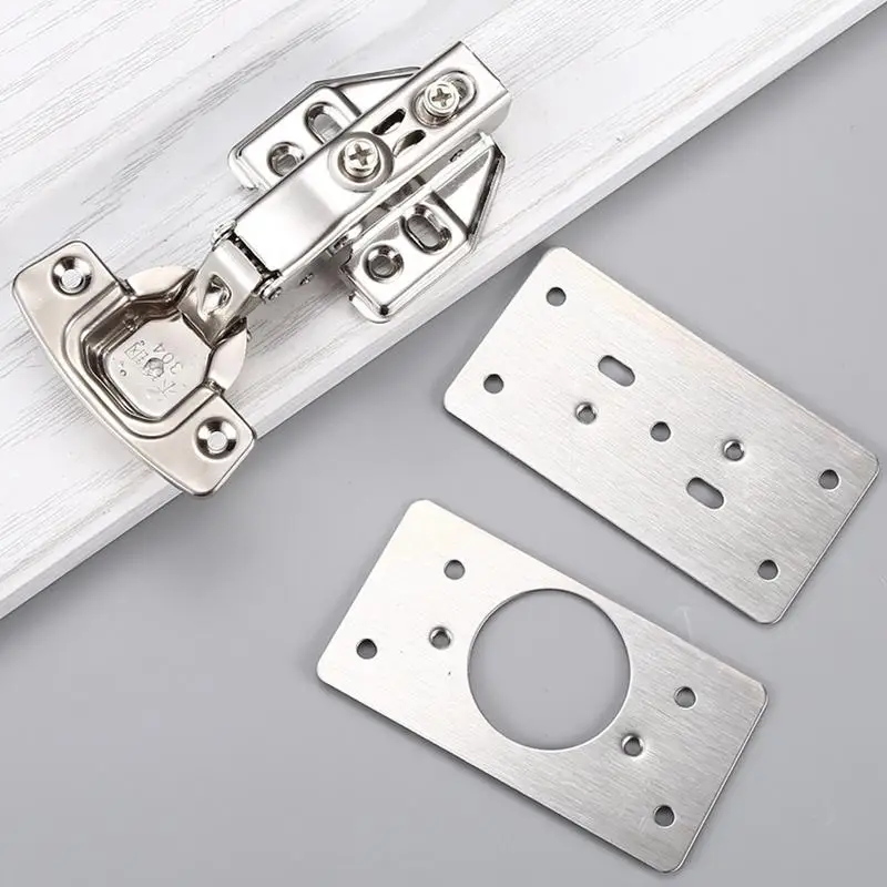 Fixing Plate For Cabinet Stainless Steel Repair Plate Fixing Plates Heavy Duty Replacement Kit Rust Resistant Brackets Kit For