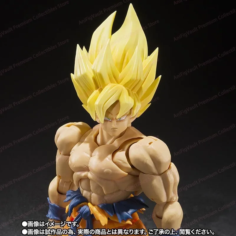 Figuras originales de Bandai S.H.Figuarts Shf Super Saiyan Son Goku, Super Saiyan legendario, la mejor selección de figuras de Dragon Ball Z, juguetes en miniatura