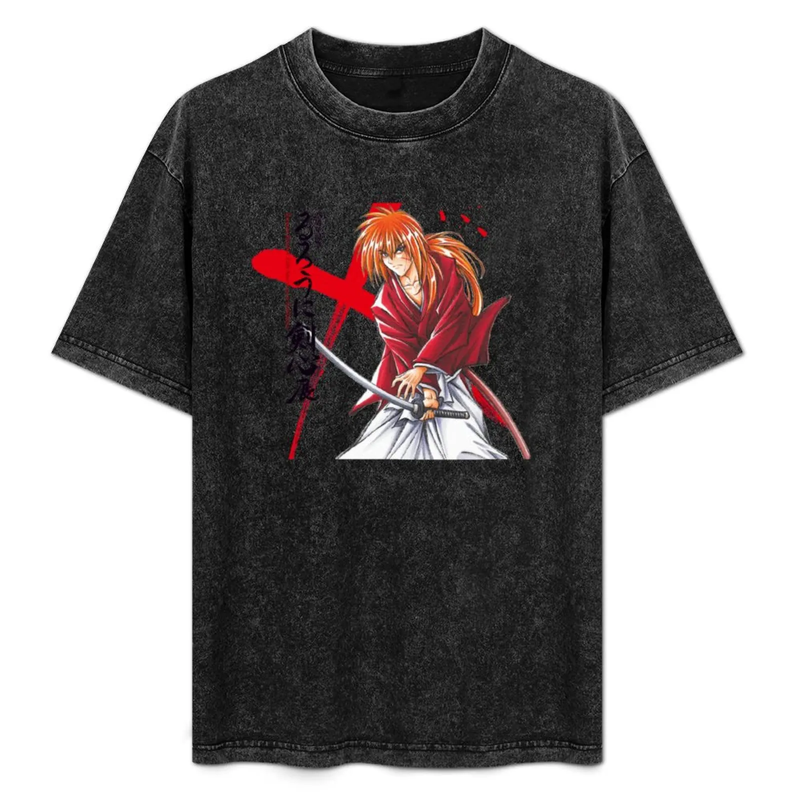 Himura kenshin - Kenshin manga T-Shirt vintage aesthetic clothes mens workout shirts