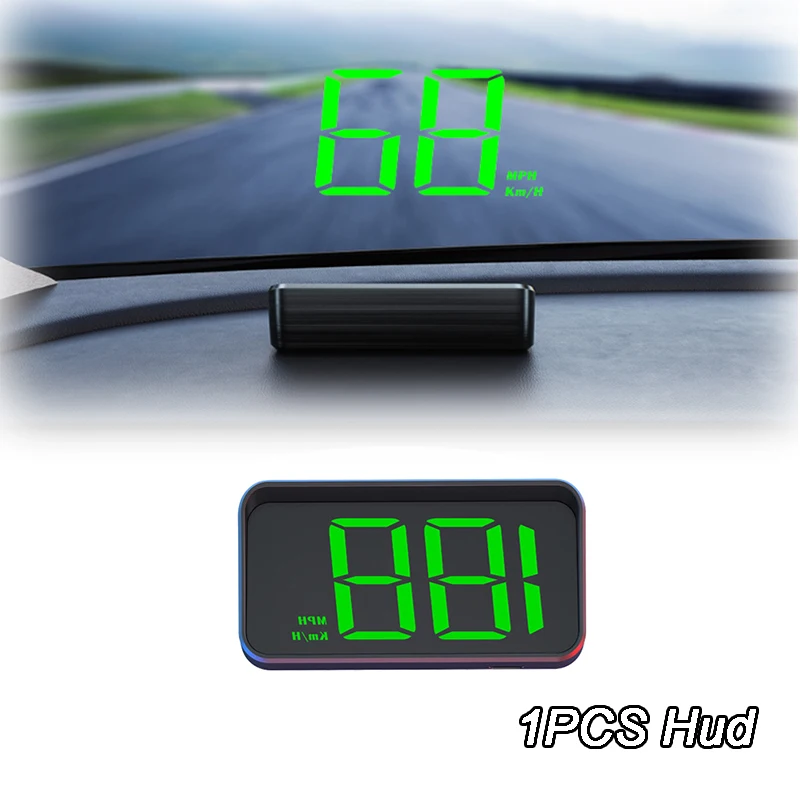 Head Up Display GPS HUD Digital Speedometer Plug And Play For All Cars Big Font KMH Windshield Projector Car Accessories