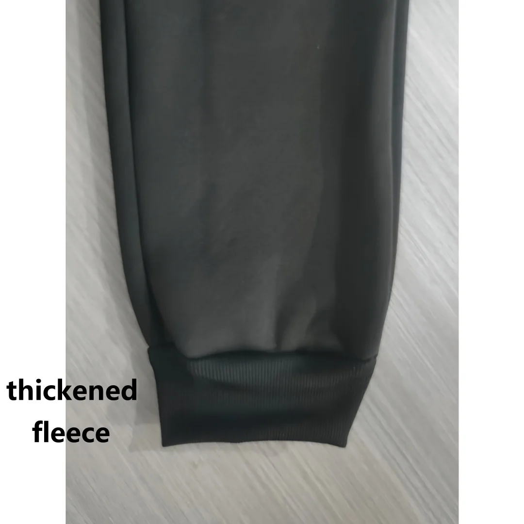 سراويل رياضية غير رسمية للجري عالية الجودة مطبوعة للرجال شتوية من الصوف للركض اليومي أساسيات سراويل مناسبة تمامًا