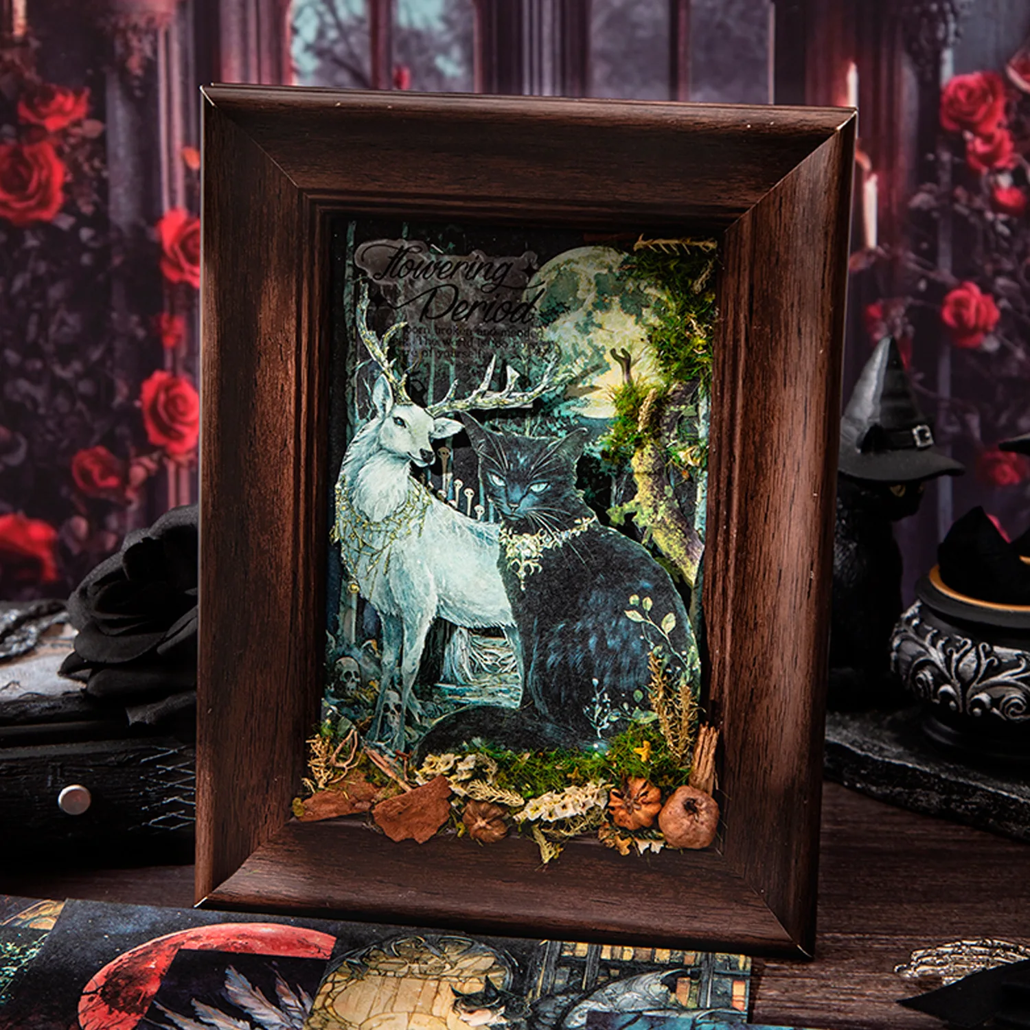 30 vellen/lot Memo Pads Materiaal Papier Gothic Whispers Junk Journal Scrapbooking Retro Achtergrond Decoratie Papier