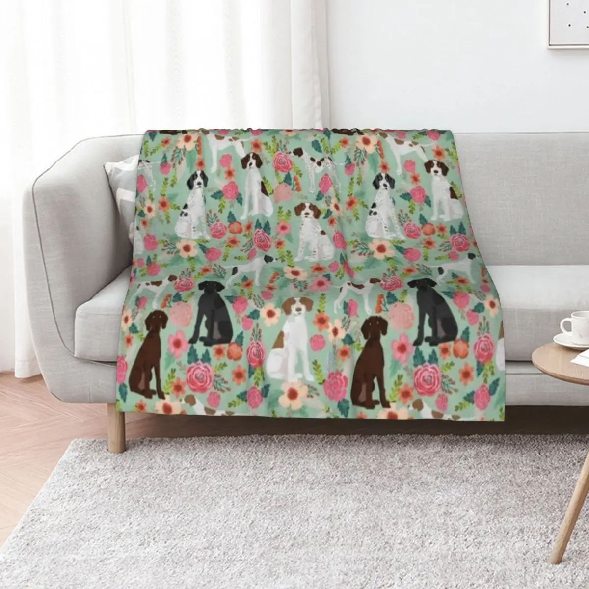 ENGLISH POINTERS Throw Blanket Designers Decorative Sofa Furrys Stuffeds Soft valentine gift ideas Blankets