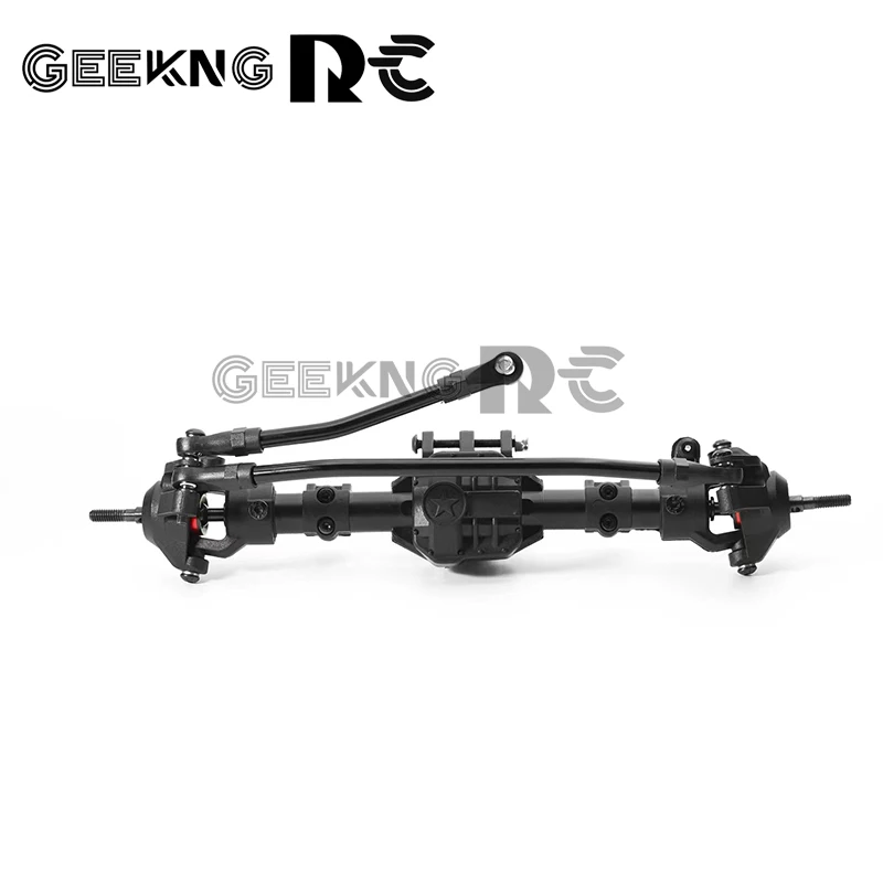 2pcs Front and Rear Straight Complete Axle for Axial SCX10 II 90046 1/10 RC Crawler Car Upgrade Parts