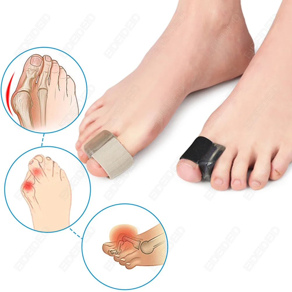 Gel-Zehentrenner und Hallux-Valgus-Korrektor für Überlappende Zehen und Hammerzehen mit Zehenspreizer für Männer und Frauen – Detail 1