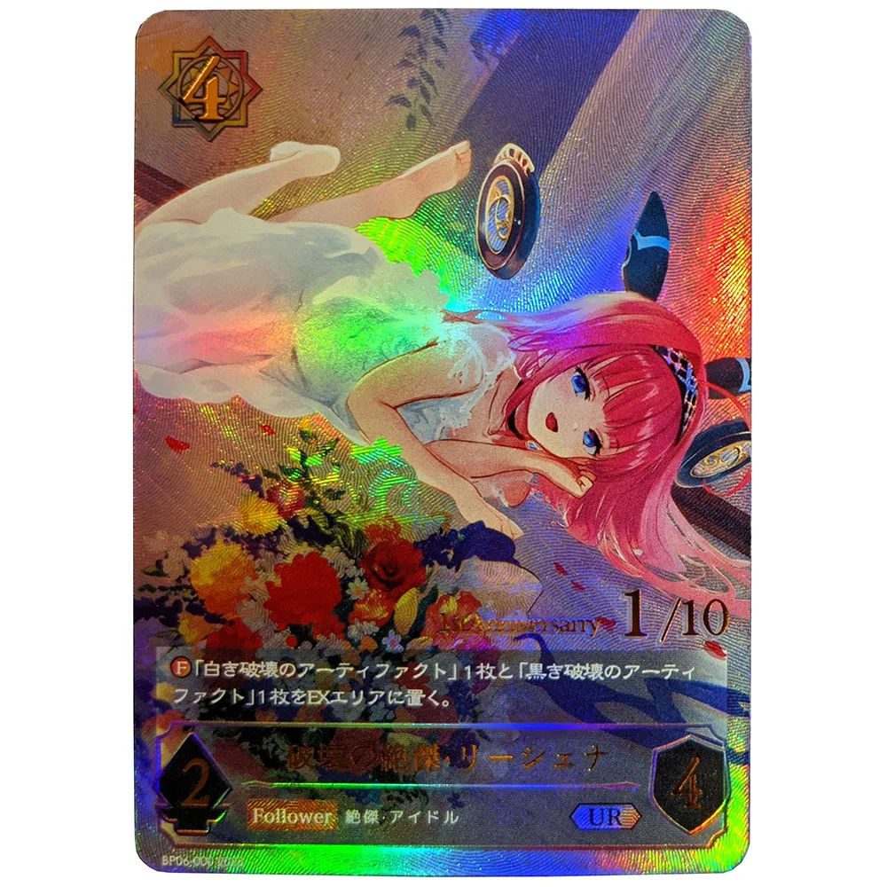 Anime Goddess Story One Piece DIY ACG Tokisaki Kurumi Sakurajima Mai Boy Games Toys Collectible Cards Christmas Birthday Gifts