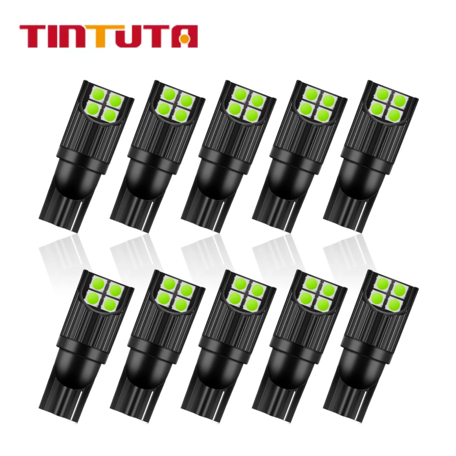 

2PCS W5W T10 LED Bulb 194 Car Interior Reading Lamp Canbus Day Running Light 3030SMD License Plate Lights 12V Auto Signal Lamp