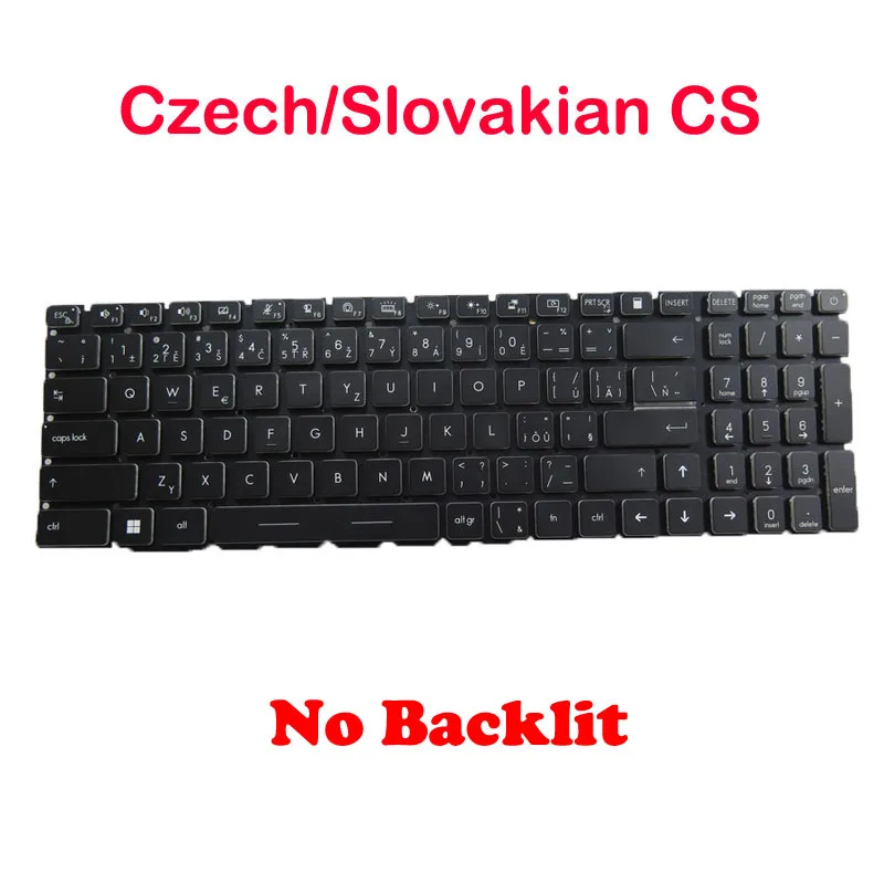 No Backlit Replacement Keyboard For MSI GE76 10U 11U 12U GP76 WE76 11UK 11UM Belgium French German GR Russian Korean KR Turkey