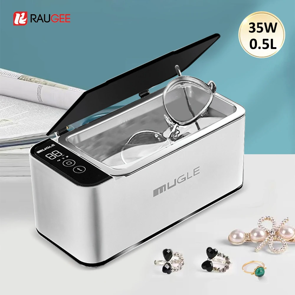 Ultrasonic Glasses Jewelry Cleaner 35W Ultrasound Cleaning Bath High Frequency Ultrasound Washing Machine For Glass Jewelry