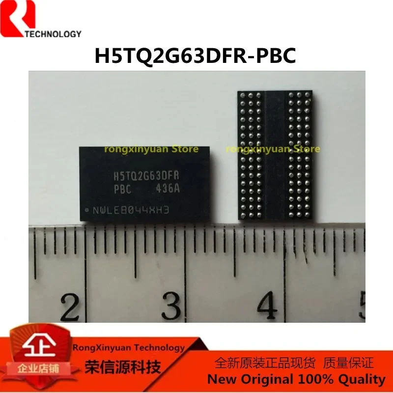 

Микросхема памяти BGA, 1-5 шт./лот H5TQ2G63DFR-PBC, 2 Гб DDR3 SDRAM H5TQ2G63DFR PBC, оригинальная новая, 100% качество