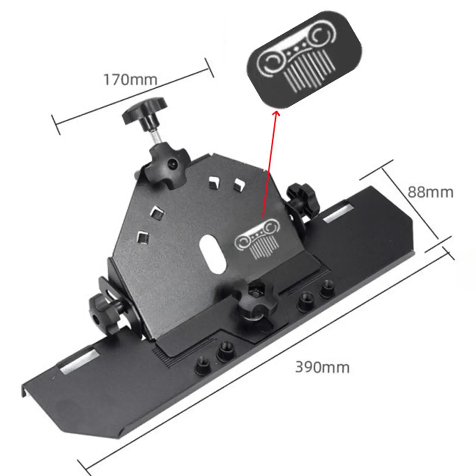 Tile Chamfering Tool 45 Degree Adjustable Thickness for Angle Grinder 115 125 Ceramic Stone Cutting Machine Guide