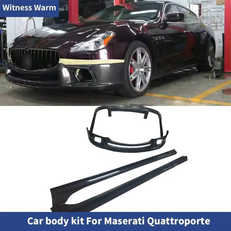 

Carbon Fiber FRP Car body kit Front bumper lip Splitter rear diffuser side skirts apron For Maserati Quattroporte 13-16