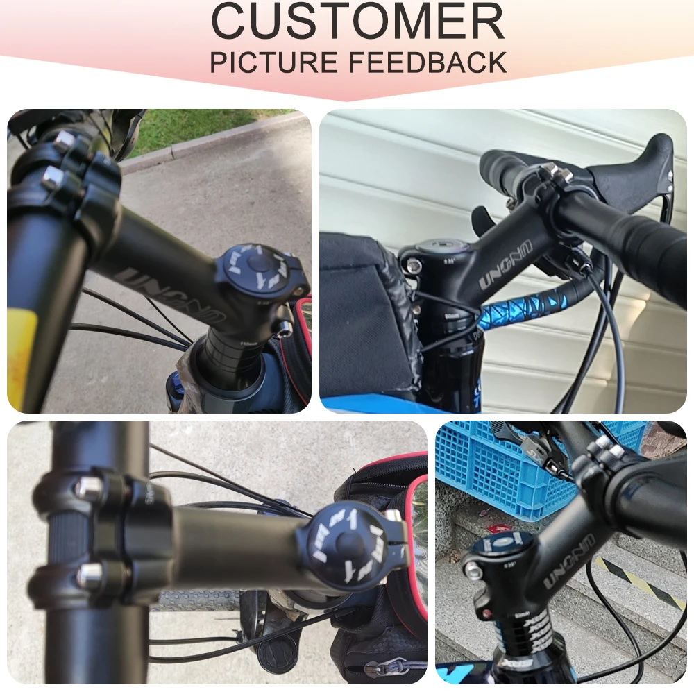 UNO MTB-Fahrradvorbau -7 17 35 Grad ultraleichte Aluminiumlegierung 31,8 mm 60 70 80 90 100 110 120 130 mm Rennradvorbau King Alloy – Detail 21
