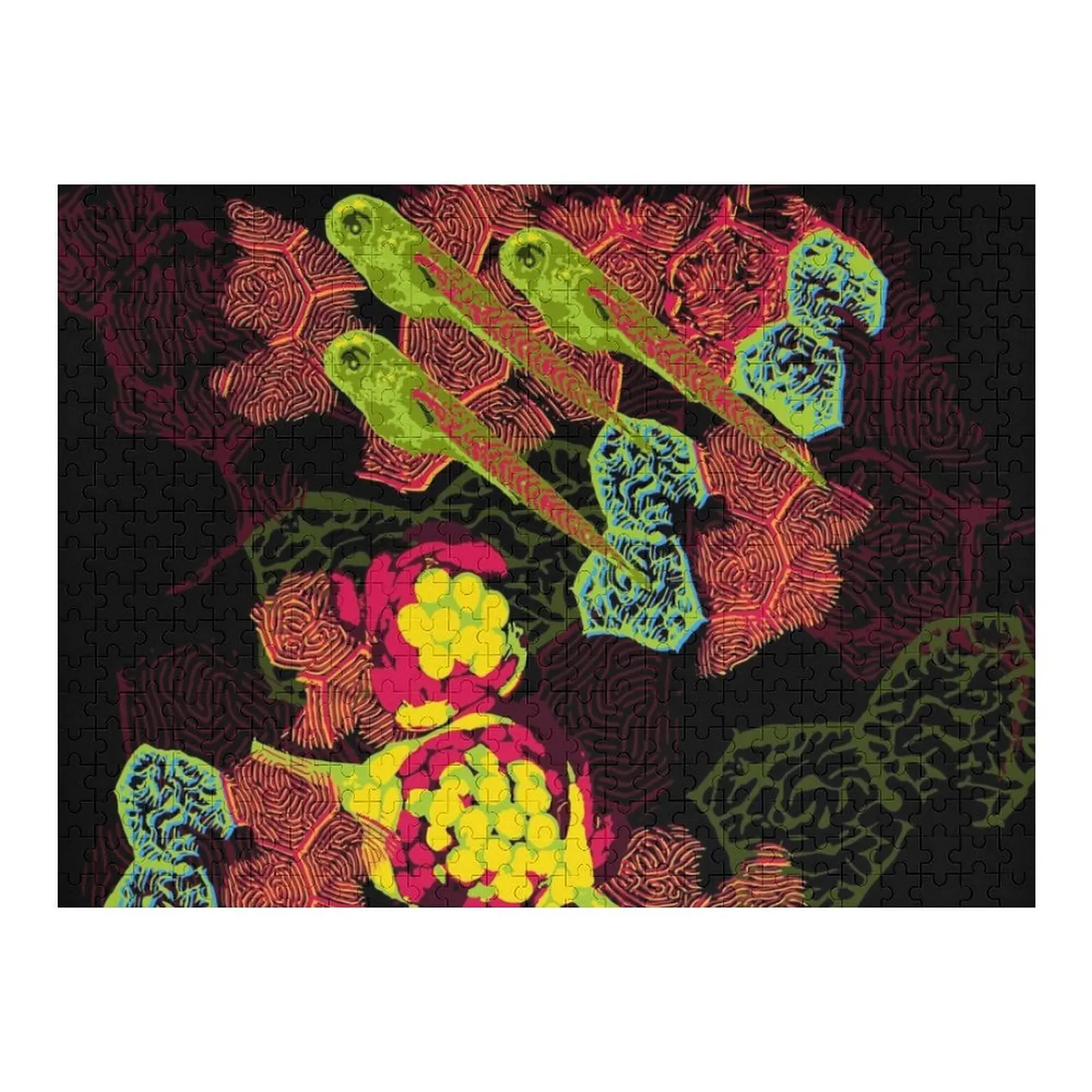 

Zebrafish Fluorescent Staining Jigsaw Puzzle Woodens For Adults Personalized For Kids Puzzle
