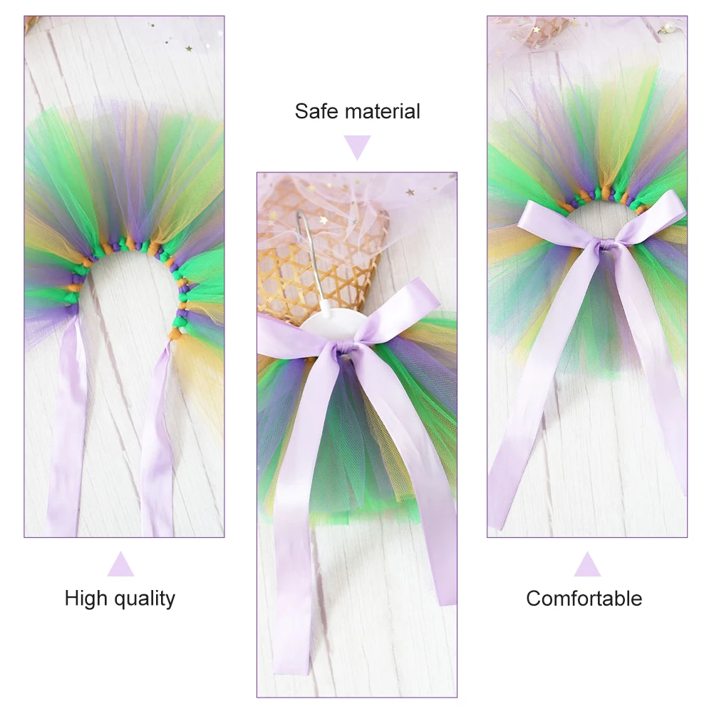 

1pc Pet Tutu Skirt For Dog Cat Pet Clothes Costume Party Wear Gauze Skirt Puppy Supplies Comfortable Breathable Durable