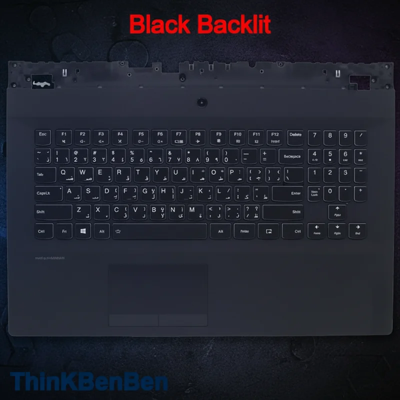 

Черный верхний чехол для упора для рук, клавиатура с подсветкой для Lenovo Legion Y540 17 17IRH PG0 5CB0U42929 5CB0U42944 5CB0U42942