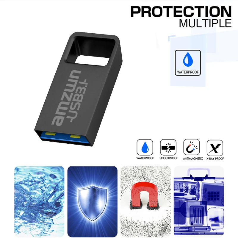 16gb 32gb 64gb 128gb USB3.1 Super Flash Stick Metal Mini Pendrive High-Speed Memory for PC Computer U disk