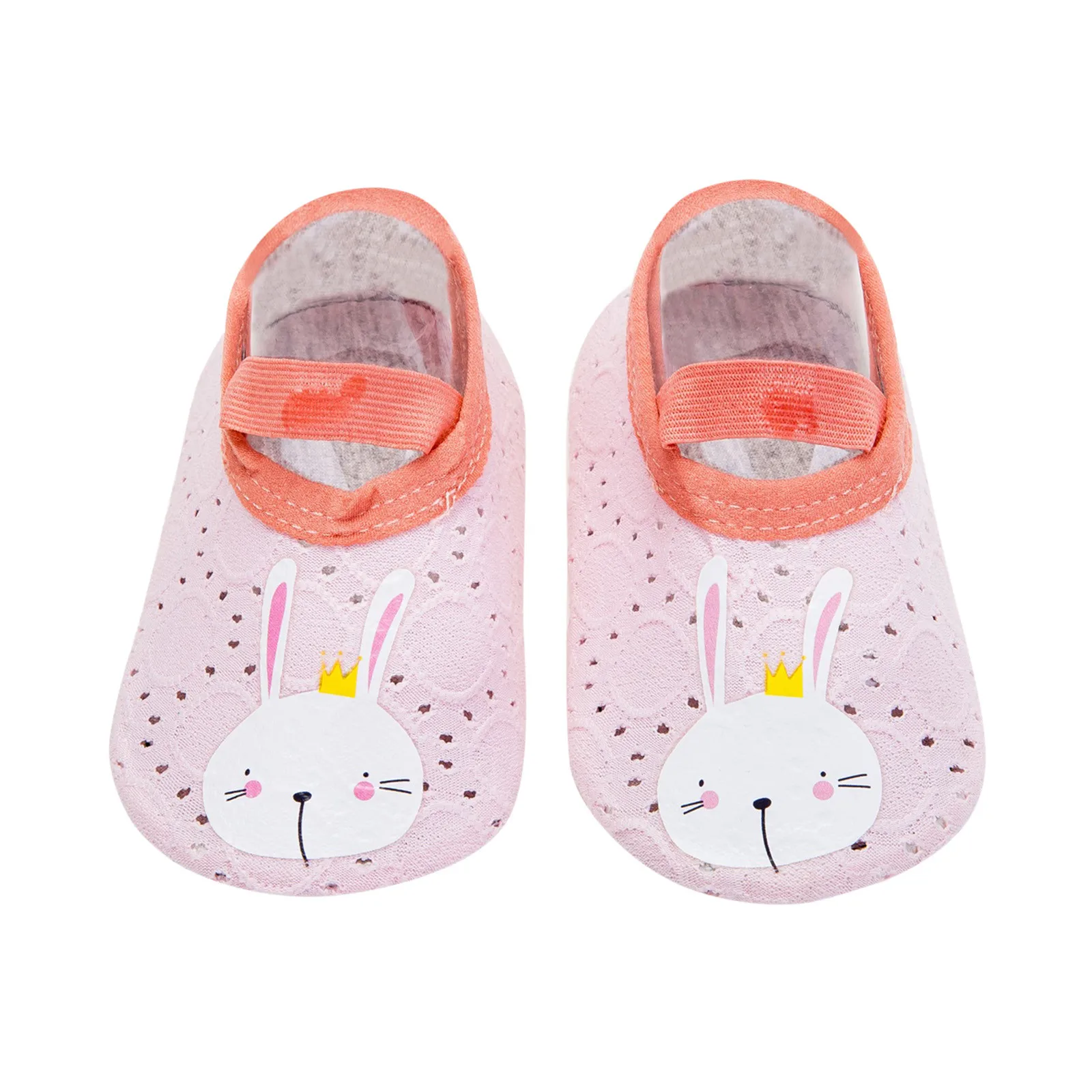 Baby Boys Girls Shoes Breathable Toddler Cartoon Non-skid Indoor Kid Floor Slipper Infant First Walker Child Cotton Knitted Shoe