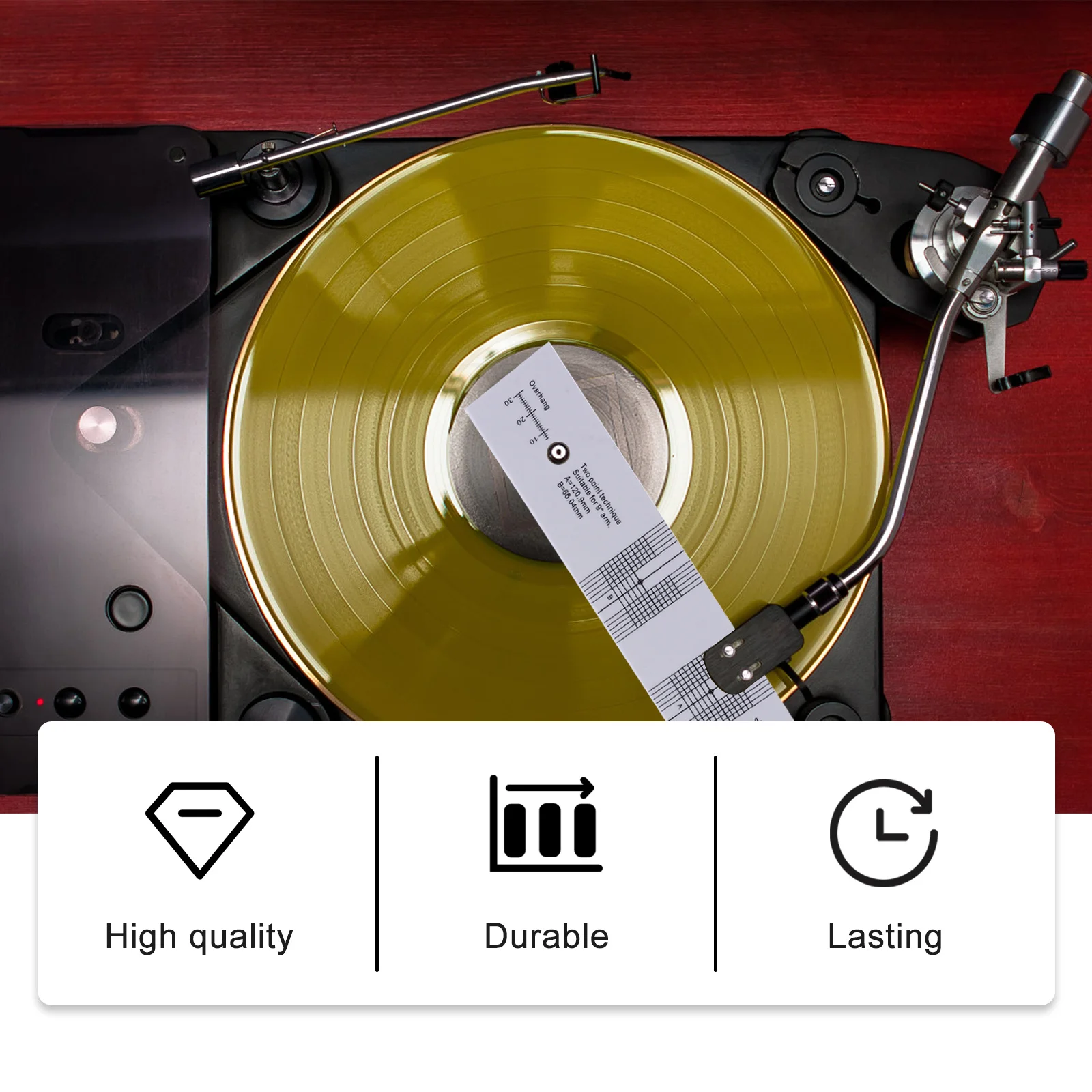 

1Set Vinyl Machine Adjustment Tool Acrylic Durable Clear Scale Lightweight Not Easy to Break Magnifying Observation