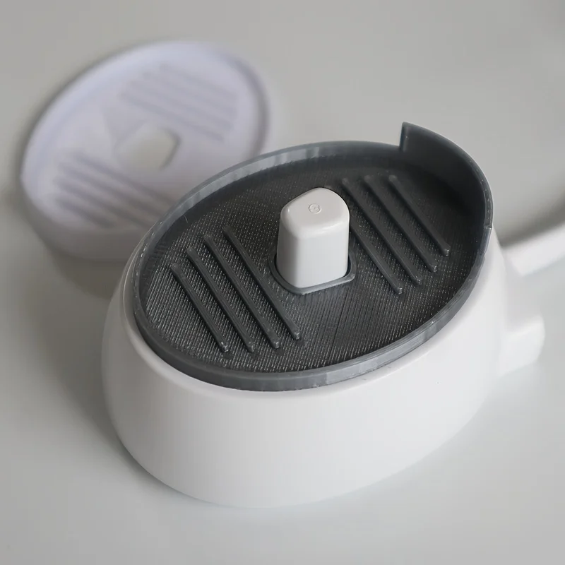 2pcs Electric Toothbrush Drainage Mat, Charging Base Pad, Water Drip Catcher, Universal Anti-slip Holder