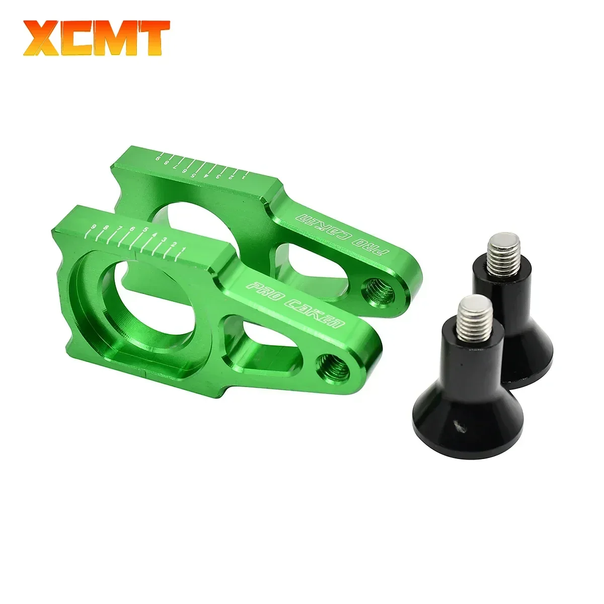 Motocycle CNC Rear Axle Blocks Chain Adjuster For Kawasaki KX 125 250 250F 450F KX125 KX250 KX250F KX450F KLX450R 2003 2016 2018