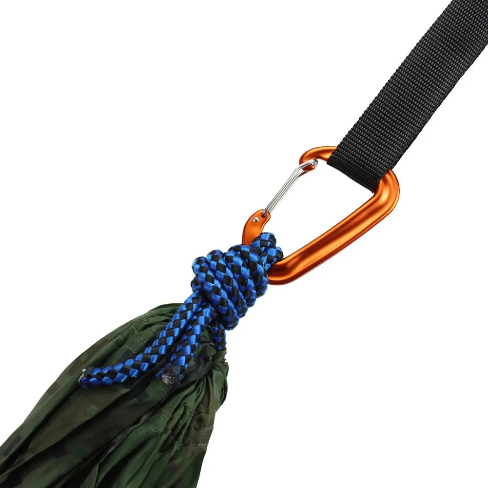 12KN Aluminium Carabiner D Shape Snap Clip Hook For Climbing Backpack Hook D Shape Professional Carabiner Security Clip Hook