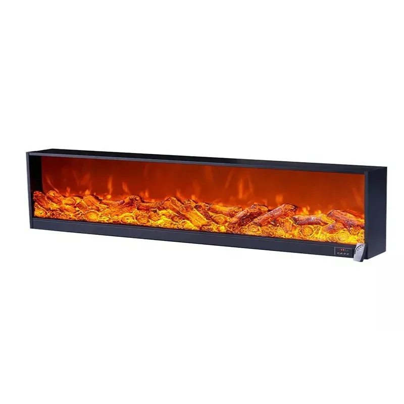 Manufacturer supply electric fireplace multi sizes supported luxury modern indoor insert custom artificial fire place