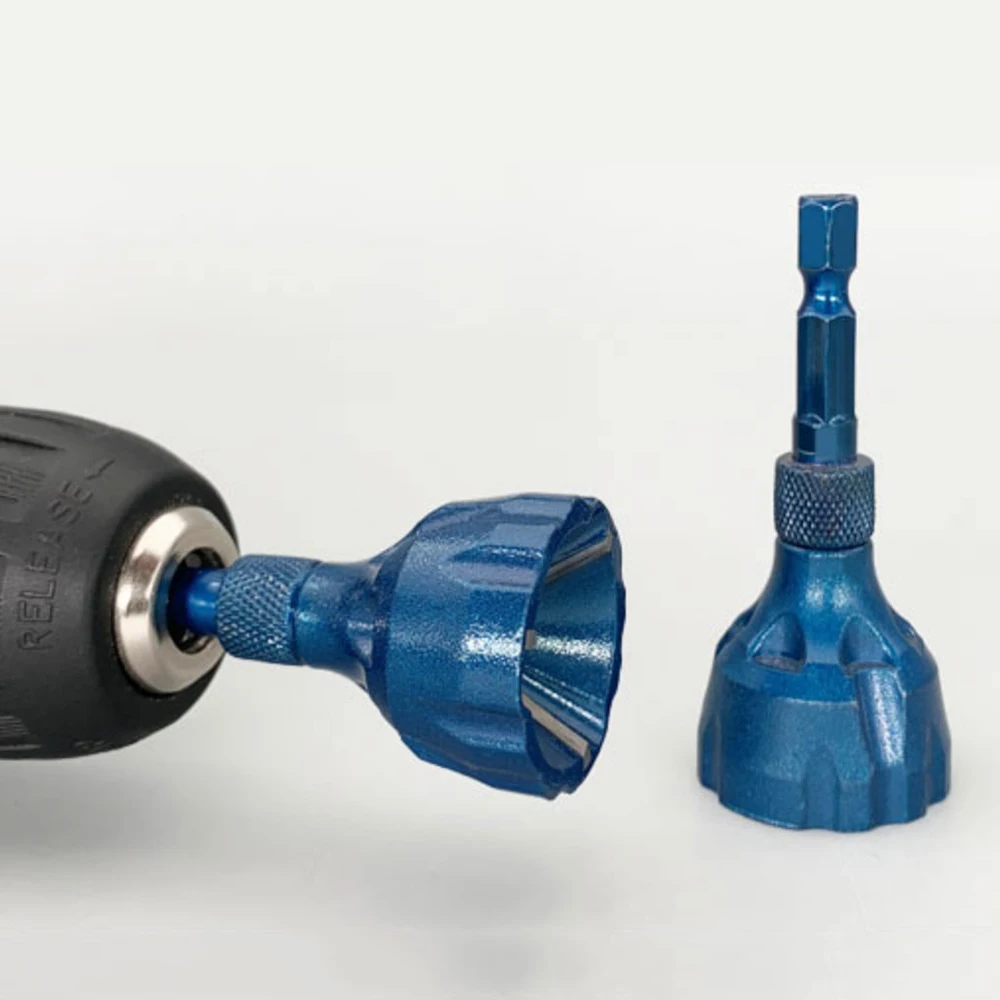 1 pz strumento di smussatura esterna 6.35mm manico esagonale tre lame/quattro lame smussatura circolare esterna filettatura taglio e sbavatura