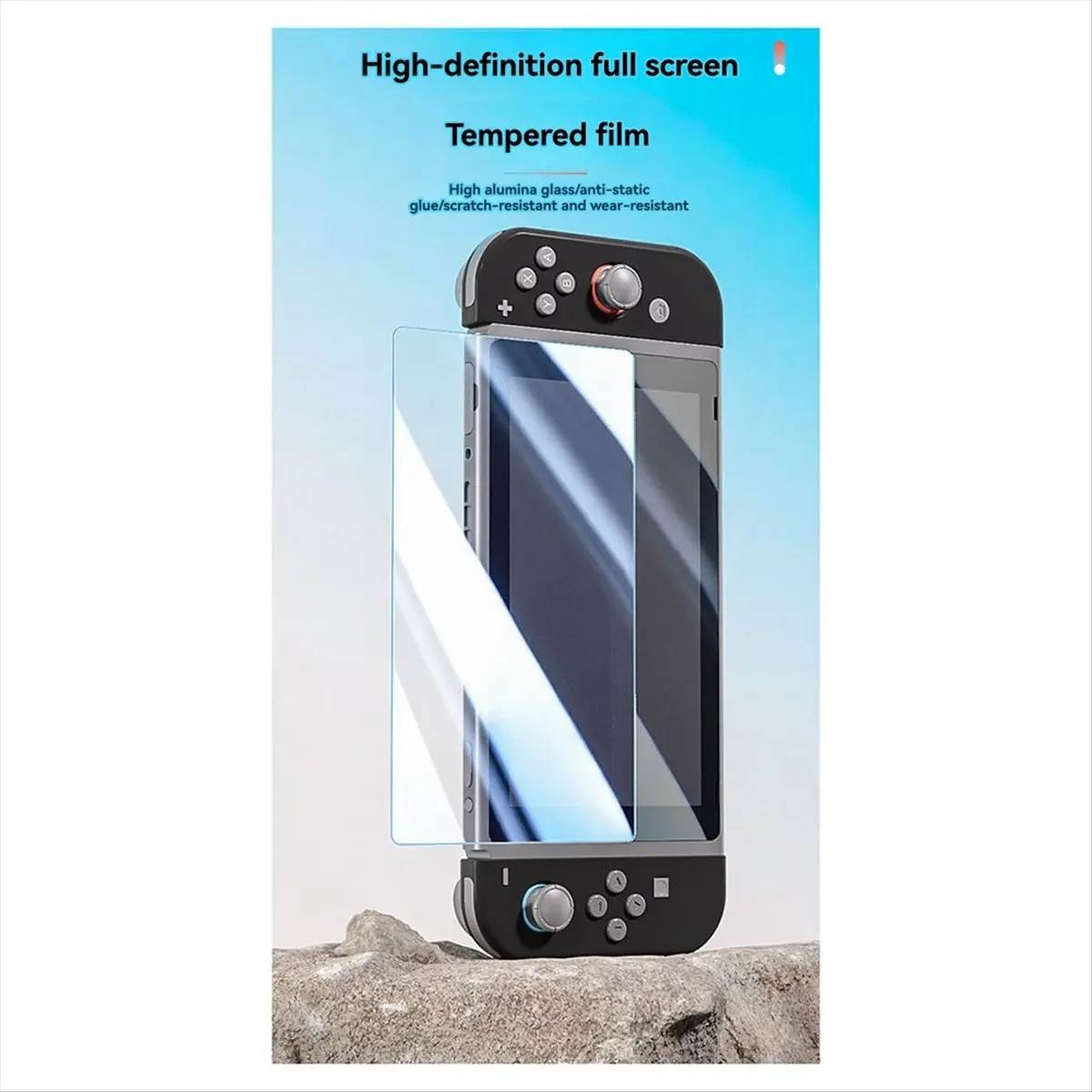 L73A NEW  Switch 2 Screen Protector X2 Tempered Glass Film with Positioner EZ-Align Frame Glass Protective Film Set
