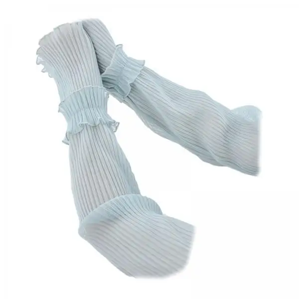 

Cooling Arm Sleeve for Outdoor Sports Thin Sun Protection Fingerless Gloves for Summer Beach Running Cycling Travel