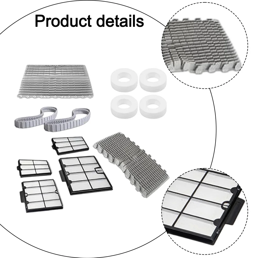 Swimming Pool Robot Maintenance Kit with Replacement Filter Front Brush Rear Brush Tracks for Triton PS Models 9991463 R4