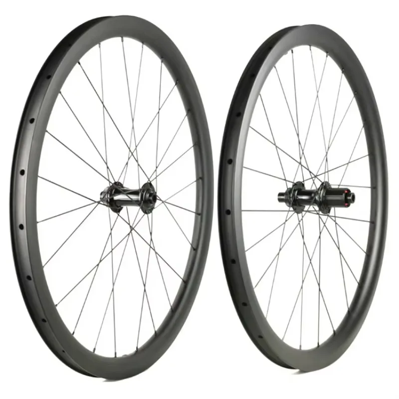 STLF 650B Carbon Gravel CX Wheels 35mm Disc Brake Carbon Gravel Cyclocross Bicycle Wheelset