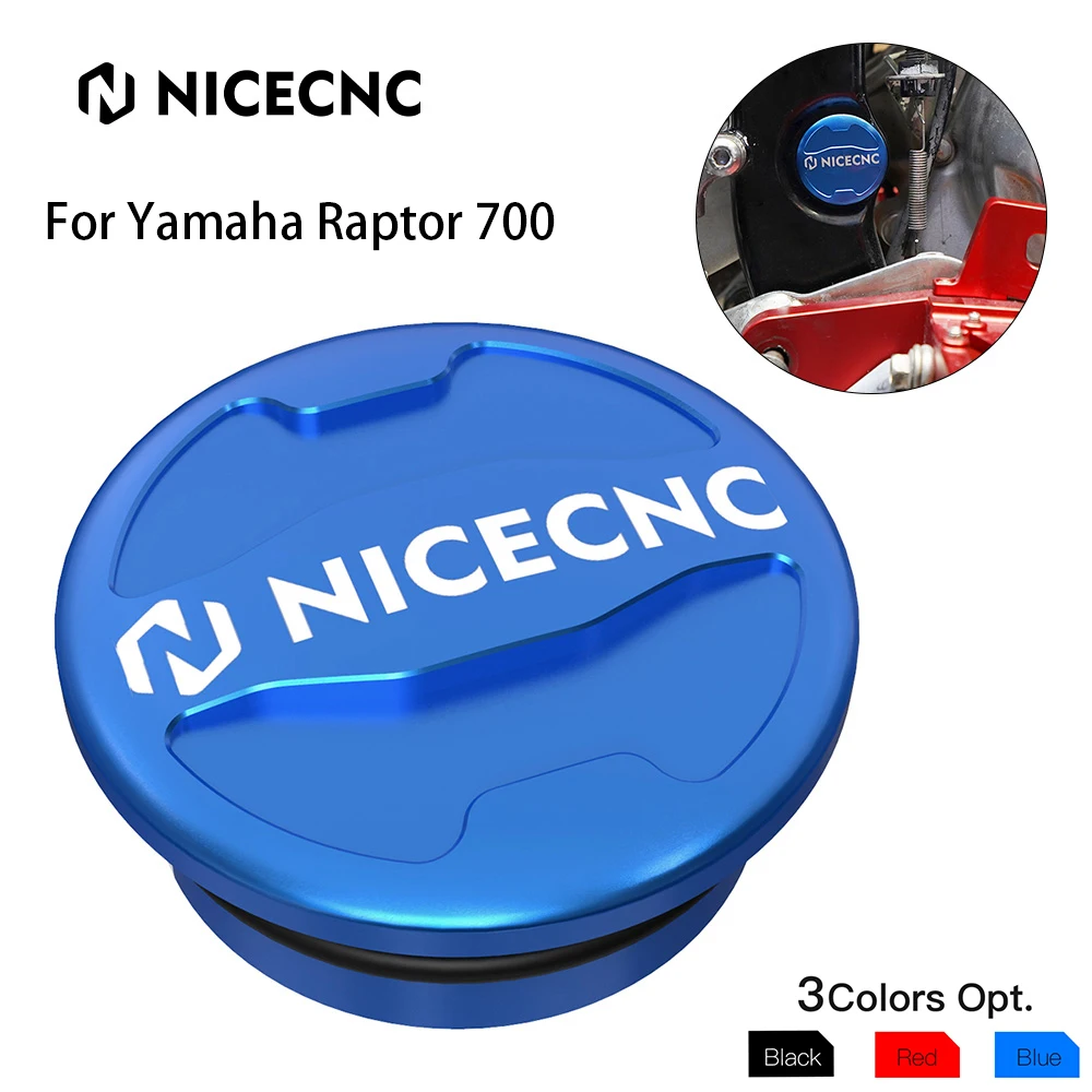 NICECNC For Yamaha Raptor 700 ATV Swing Arm Bolt Push On Cap For Raptor Yamaha 700 700R YFM700 YFM700R 2006-2024 Aluminum Alloy
