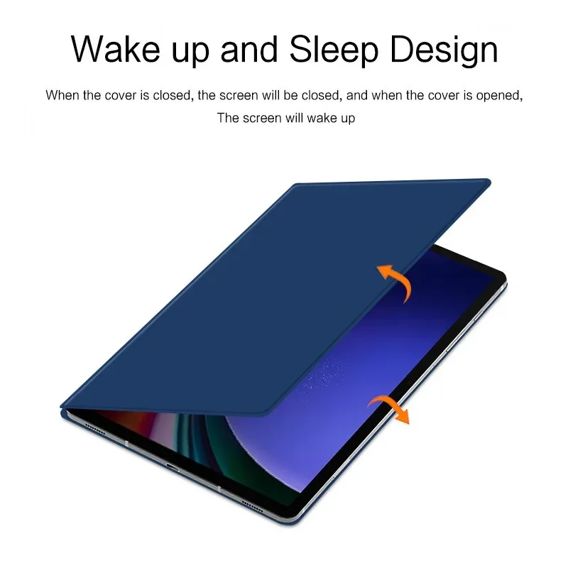 Funda para Samsung Galaxy Tab S10 Ultra 14,6 S10 + Plus S9 S8 Plus S7 FE 12,4 11 pulgadas funda magnética PU soporte plegable Fundas